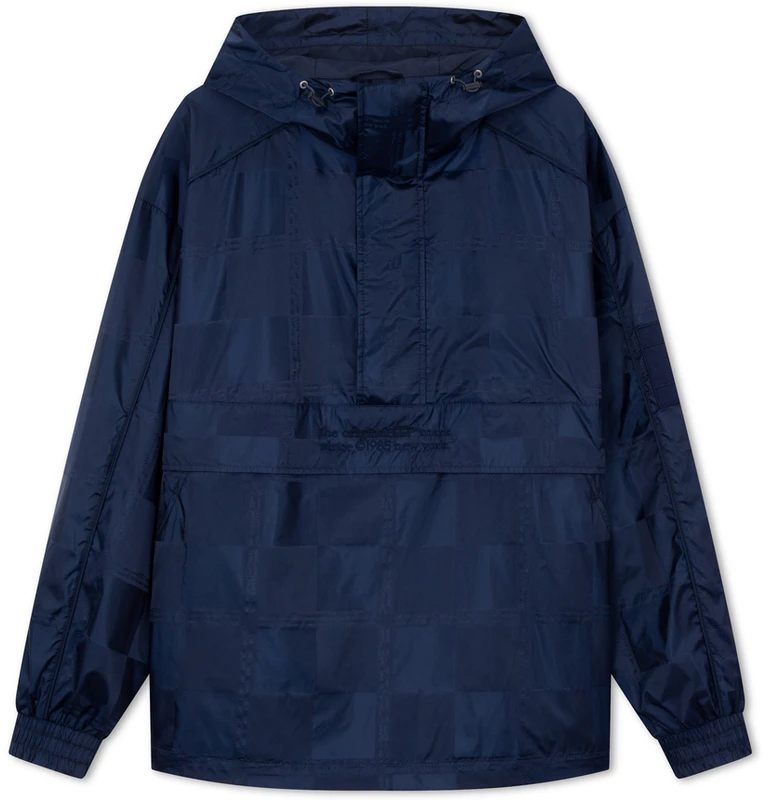 tommy-hilfiger-checkerboard-half-zip-loose-hoodie-jacket-unisex-navy-blue-dm-0-dm-18498-dcc