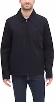 Lookbook Tommy Hilfiger Classic Black Logo Embroidered Business Casual Jacket Men TM-159AK644