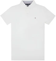 Tommy Hilfiger Classic Fit Solid Polo Shirt - Casual Retro Preppy Style 78J0043-112 Tommy Hilfiger Classic Fit Solid Polo Shirt - Casual Retro Preppy Style 78J0043-112