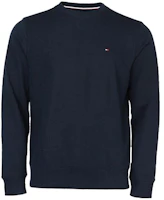 Tommy Hilfiger Classic Solid Navy Pullover Crewneck Sweatshirt Men 78E6675-079 Tommy Hilfiger Classic Solid Navy Pullover Crewneck Sweatshirt Men 78E6675-079