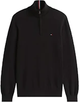 Tommy Hilfiger Classic Solid Pullover Sweatshirt Black - Spring/Fall Casual 78J6867-001 Tommy Hilfiger Classic Solid Pullover Sweatshirt Black - Spring/Fall Casual 78J6867-001