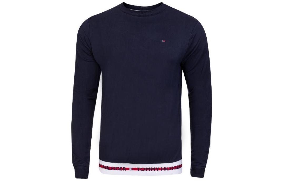 Tommy Hilfiger Colorblock Crewneck Loose Sweatshirt Blue UM0UM01928DW5