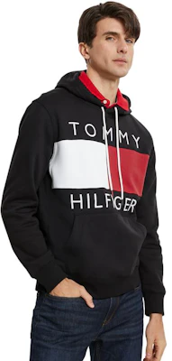 Tommy Hilfiger 拼色刺繡抽繩連帽套頭衫 08678J1753- 4
