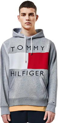 Tommy Hilfiger 拼色刺繡抽繩連帽套頭衫 08678J1753- Sizing Tommy Hilfiger 拼色刺繡抽繩連帽套頭衫 08678J1753-