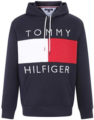 Tommy Hilfiger 拼色刺繡抽繩連帽套頭衫 08678J1753- Cheap Tommy Hilfiger 拼色刺繡抽繩連帽套頭衫 08678J1753-