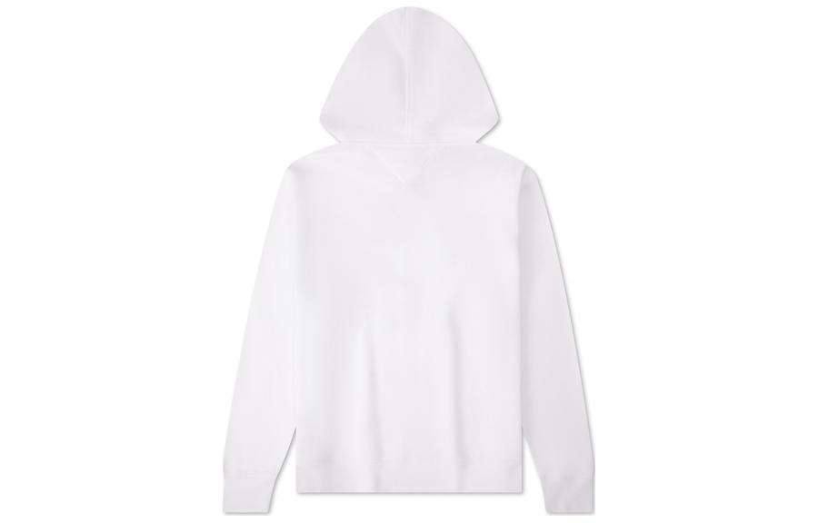 Lookbook Tommy Hilfiger 拼色刺繡連帽衫 男女休閒版 白色 78J9718