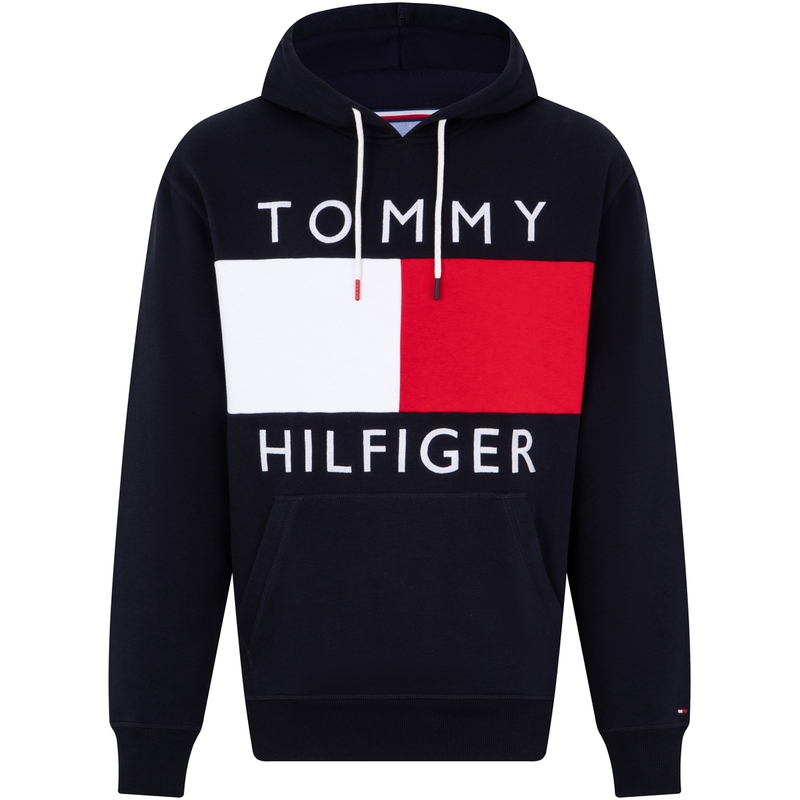Order Tommy Hilfiger 拼色刺繡Logo連帽抽繩帽T 08678J1753410