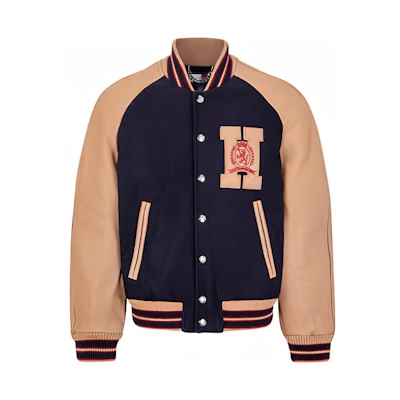 Tommy Hilfiger Colorblock Fashion Embroidered Puffer Jacket 28089
