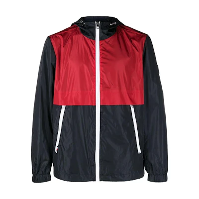 Tommy Hilfiger Colorblock Hooded Zip Jacket Navy Blue MW0MW29950-NAVY