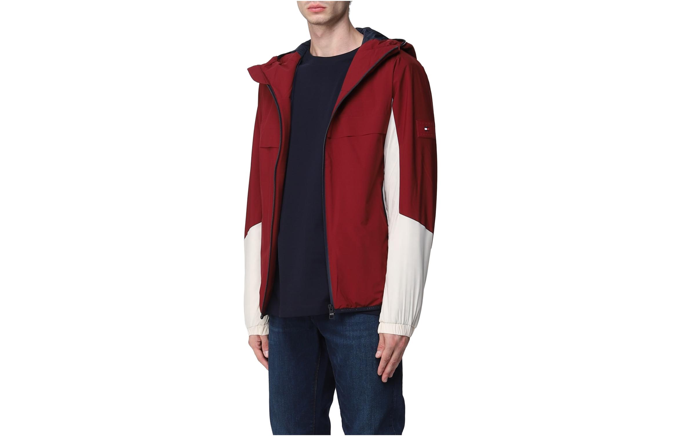 Tommy Hilfiger Colorblock Hoodie Jacket - Red MW0MW28532-0KT