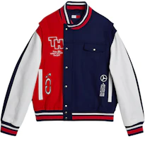 Tommy Hilfiger Colorblock Logo Print Casual Jacket Unisex MW0MW36431-DY4 Tommy Hilfiger Colorblock Logo Print Casual Jacket Unisex MW0MW36431-DY4