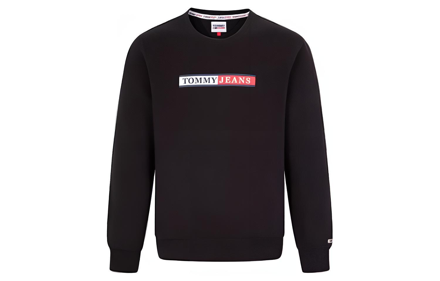 Tommy Hilfiger Colorblock Logo Print Crewneck Sweatshirt Unisex DM0DM15007