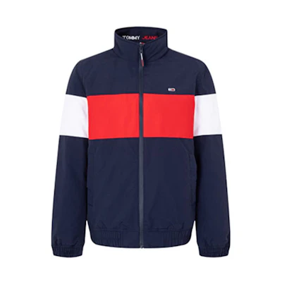 Tommy Hilfiger Colorblock Padded Jacket with Logo Patch Men’s - Navy DM0DM15605