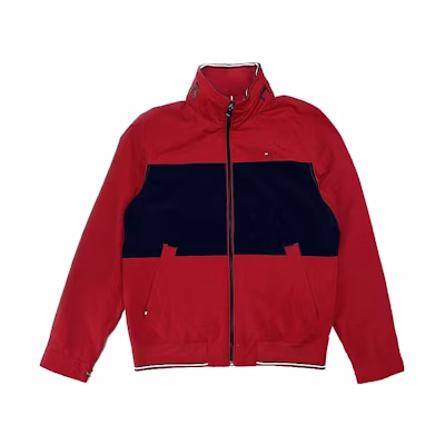 Tommy Hilfiger Colorblock Stand Collar Long-Sleeve Jacket 78J5746-600