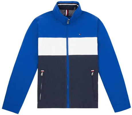 Tommy Hilfiger 拼色防水防風拉鍊外套 藍色 157AN057-BLZ Buy Tommy Hilfiger 拼色防水防風拉鍊外套 藍色 157AN057-BLZ