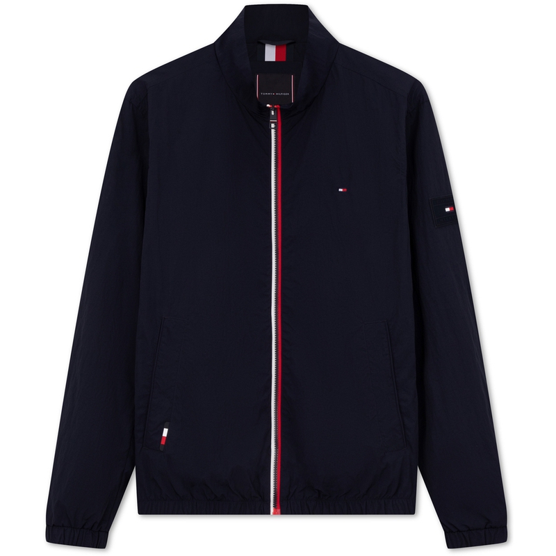 Tommy Hilfiger Colorblock Zip-Up Casual Jacket Navy Blue DW5 MW0MW33753