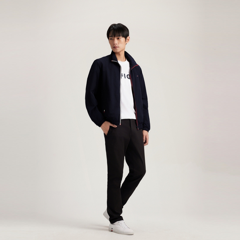 Details for 湯米希爾費格撞色拉鍊休閒外套海軍藍 DW5 MW0MW33753