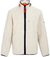 Tommy Hilfiger Colorblock Zip-Up Stand Collar Jacket White 78J6180-102 Tommy Hilfiger Colorblock Zip-Up Stand Collar Jacket White 78J6180-102