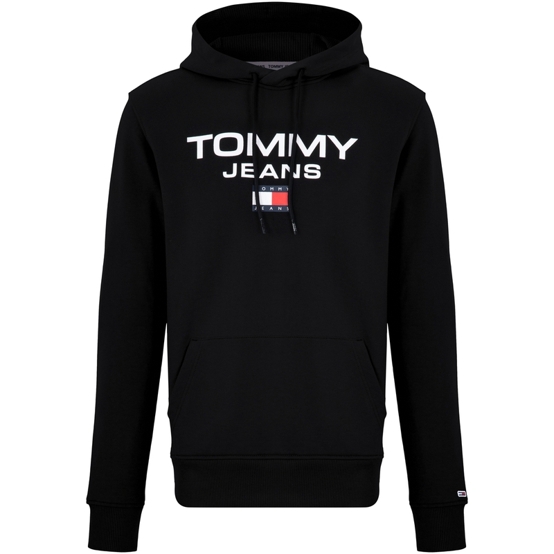 Tommy Hilfiger Cotton Colorblock Logo Sweatshirt Black DM0DM15692-BDS