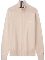 Tommy Hilfiger Cotton Embroidered Business Casual Knit Cardigan Jacket MW0MW33135 Tommy Hilfiger Cotton Embroidered Business Casual Knit Cardigan Jacket MW0MW33135