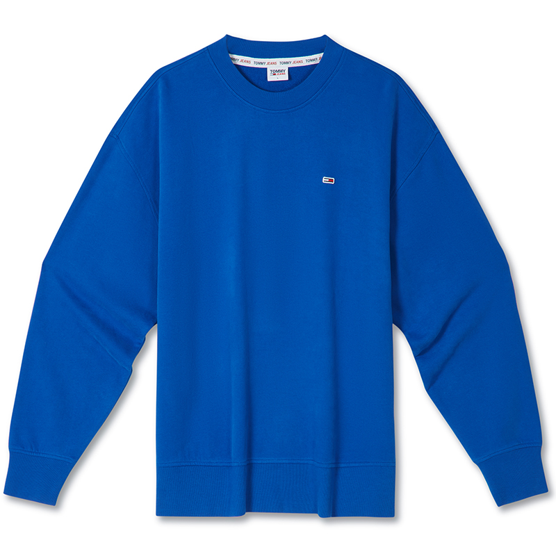 Tommy Hilfiger Cotton Sweatshirt with Large Logo Embroidery DM0DM17795