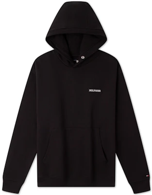 Tommy Hilfiger 刺繡棉斜紋純色寬鬆連帽上衣 MW0MW37224 Order Tommy Hilfiger 刺繡棉斜紋純色寬鬆連帽上衣 MW0MW37224