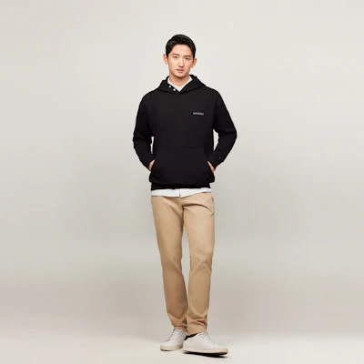 Tommy Hilfiger 刺繡棉斜紋純色寬鬆連帽上衣 MW0MW37224 Details for Tommy Hilfiger 刺繡棉斜紋純色寬鬆連帽上衣 MW0MW37224