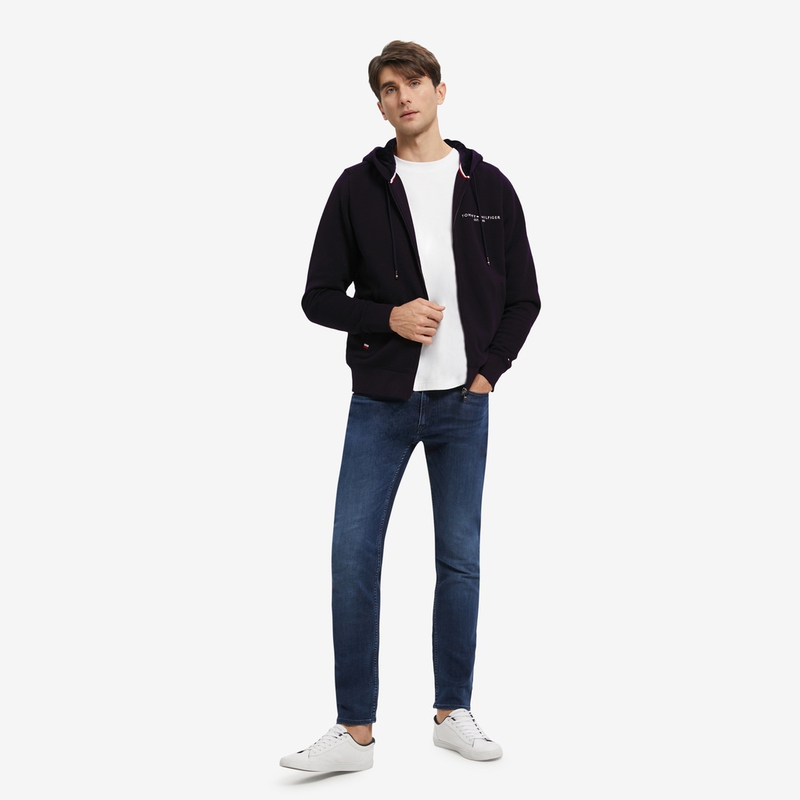 Purchase Tommy Hilfiger 刺繡羊毛拉鍊連帽夾克 MW0MW27841DW5