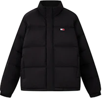 Tommy Hilfiger Embroidered Hooded Puffer Down Jacket Unisex 90% Down Warm Coat DM0DM20374 Tommy Hilfiger Embroidered Hooded Puffer Down Jacket Unisex 90% Down Warm Coat DM0DM20374