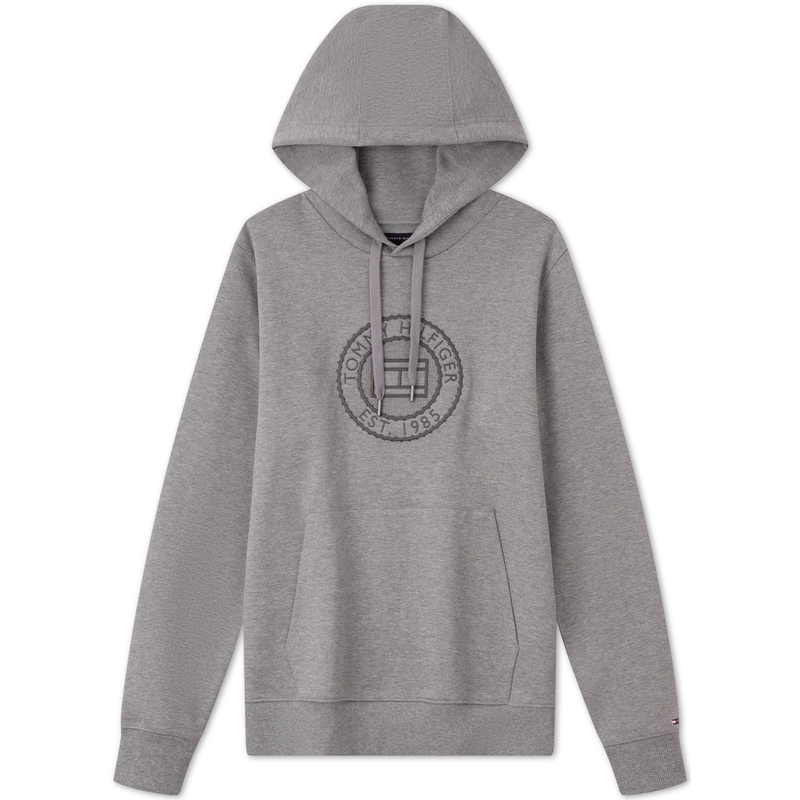 Tommy Hilfiger Embroidered Knit Pullover Hoodie Casual Sweatshirt MW0MW35532