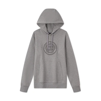 Tommy Hilfiger Embroidered Knit Pullover Hoodie Casual Sweatshirt MW0MW35532