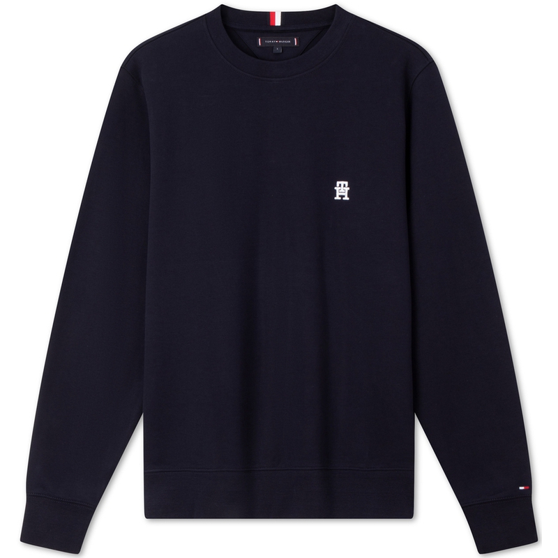 Order Tommy Hilfiger Sweatshirt Pullover Logo Bordir Crewneck MW0MW34400