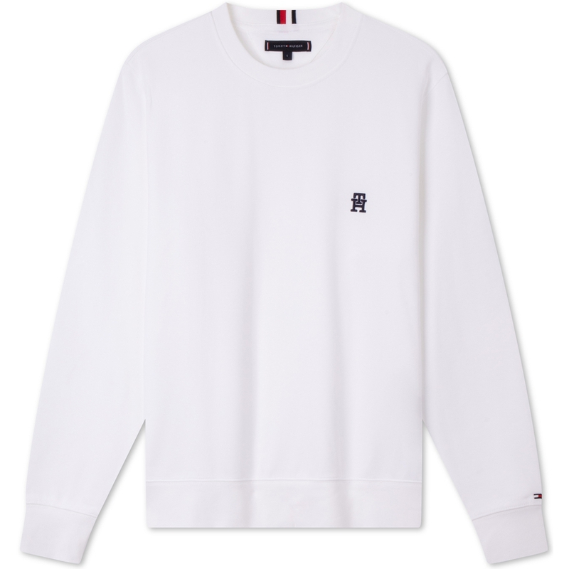 Sizing Tommy Hilfiger Sweatshirt Pullover Logo Bordir Crewneck MW0MW34400