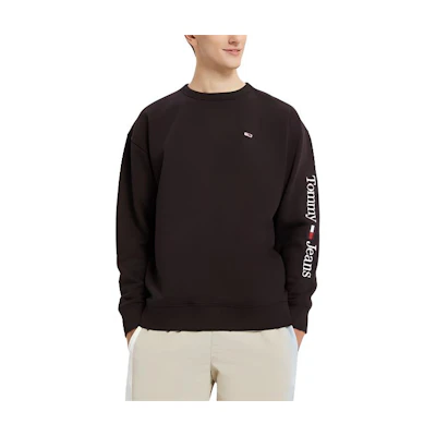 Tommy Hilfiger Embroidered Logo Fleece Crewneck Sweatshirt Unisex DM0DM15012