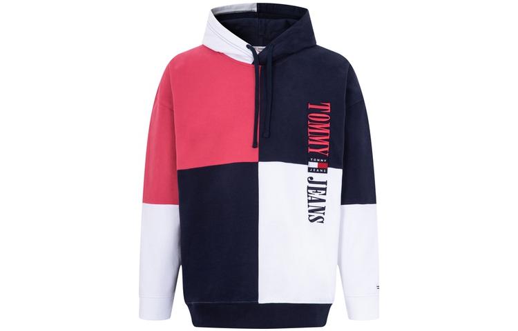Tommy Hilfiger Embroidered Logo Hoodie Red White Blue DM0DM15708-C87