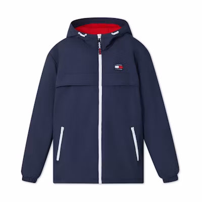 Tommy Hilfiger Embroidered Logo Oversized Padded Jacket Hoodie Unisex DM0DM14448