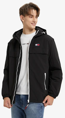 Tommy Hilfiger 刺繡Logo加厚寬鬆連帽外套男女款 DM0DM14448 1