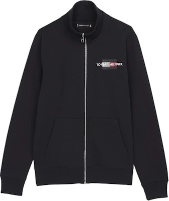 Tommy Hilfiger Jaket Hitam Pria Logo Bordir Stand-Collar Zip MW0MW35539-DW5 Buy Tommy Hilfiger Jaket Hitam Pria Logo Bordir Stand-Collar Zip MW0MW35539-DW5