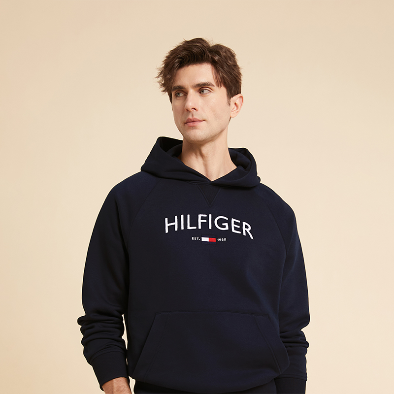 Purchase Tommy Hilfiger 刺繡修身款連帽休閒衛衣 78J9049