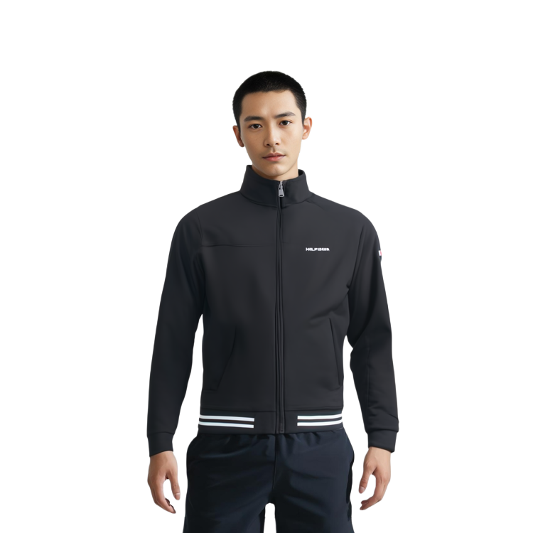 Purchase Tommy Hilfiger 刺繡立領拉鍊夾克 海軍藍 7858429-587