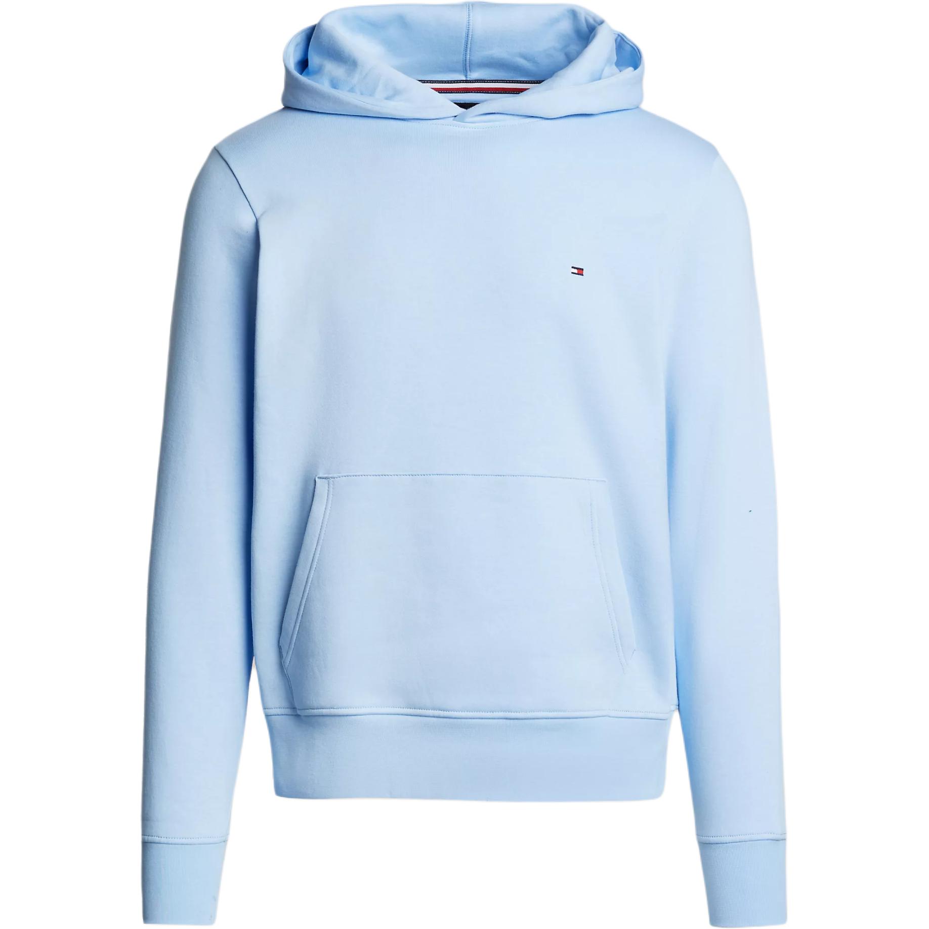 Tommy Hilfiger Flag Logo Hoodie Blue Pullover Sweatshirt MW34266-C1Z