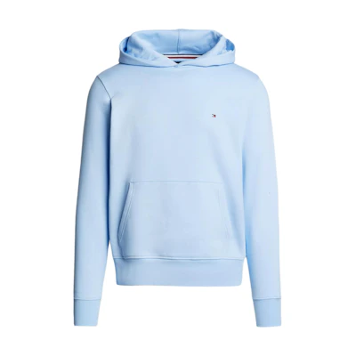 Tommy Hilfiger Flag Logo Hoodie Blue Pullover Sweatshirt MW34266-C1Z