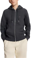 Tommy Hilfiger Flag Logo Zip Hoodie Gray Long-Sleeve Jacket 78J9368-7TH Tommy Hilfiger Flag Logo Zip Hoodie Gray Long-Sleeve Jacket 78J9368-7TH