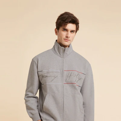 Tommy Hilfiger 刺繡羊毛拉鍊厚外套毛衣 78J8940 5