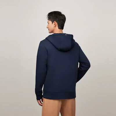 汤米希尔费格加绒连帽拉链厚外套 78J9368 2