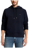 Tommy Hilfiger FW223 Flag Logo Embroidered Hoodie Navy Blue Pullover 78J8225-FAP Tommy Hilfiger FW223 Flag Logo Embroidered Hoodie Navy Blue Pullover 78J8225-FAP