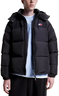 Tommy Hilfiger FW22 黑色經典標誌連帽外套 DM0DM15445BDS Purchase Tommy Hilfiger FW22 黑色經典標誌連帽外套 DM0DM15445BDS