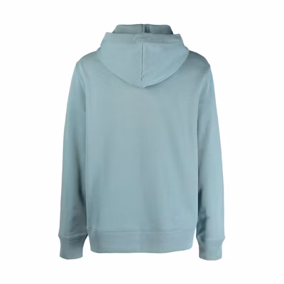 Tommy Hilfiger FW22 Blue Hoodie with Embroidered Lettering MW0MW25897-CTV