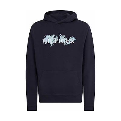 Tommy Hilfiger FW22 Embroidered Logo Pullover Hoodie Navy Blue MW0MW25897-DW5