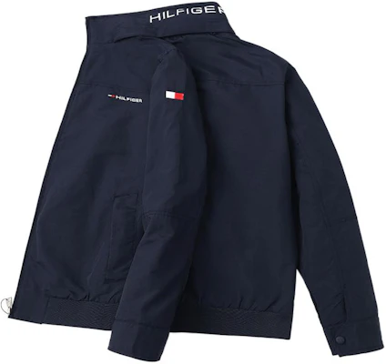Tommy Hilfiger FW22 海軍藍防風防水休閒徽標外套 C837885438-426 Purchase Tommy Hilfiger FW22 海軍藍防風防水休閒徽標外套 C837885438-426